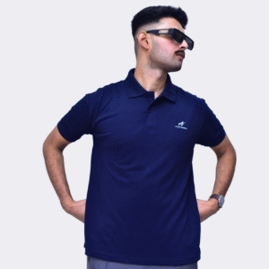 Plain Navy Blue Polo Shirt
