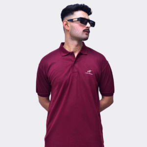 Plain Burgundy Polo Shirt