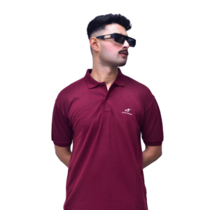PLAIN BURGUNDY POLO SHIRT
