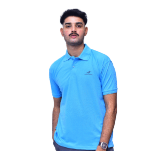 PLAIN SKY BLUE POLO SHIRT