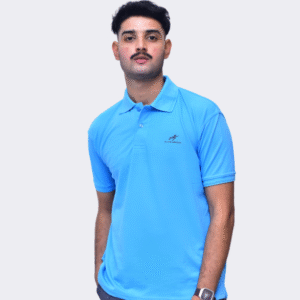 Plain Sky Blue Polo Shirt
